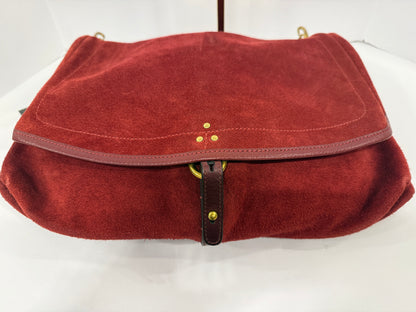 JEROME DREYFUSS Suede Andy Shoulder Bag