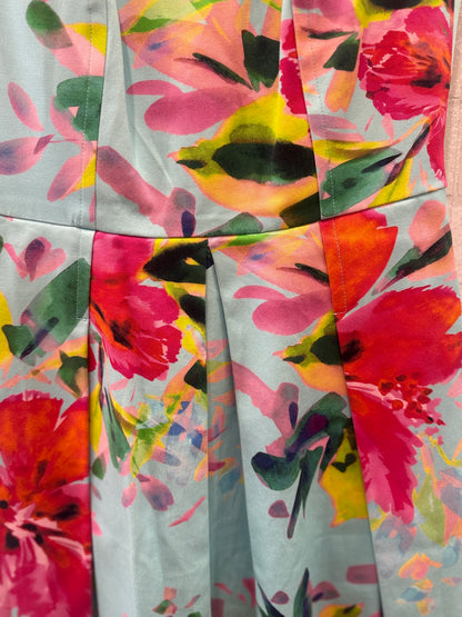 TRINA TURK Cotton Sleeveless Mini Floral Dress/XS-EU34