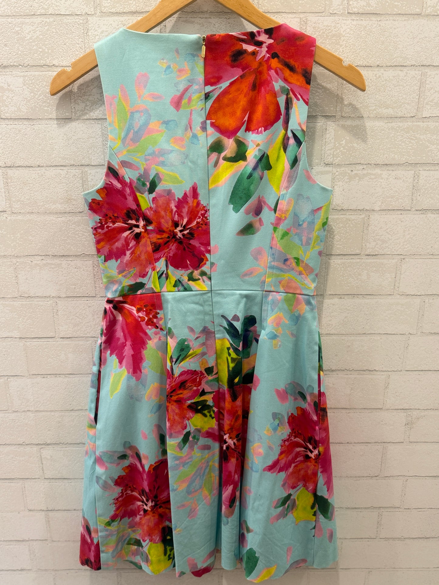 TRINA TURK Cotton Sleeveless Mini Floral Dress/XS-EU34