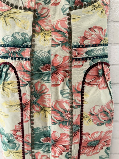 BYRON LARS NWT Sleeveless Floral Mini Dress/S-EU36