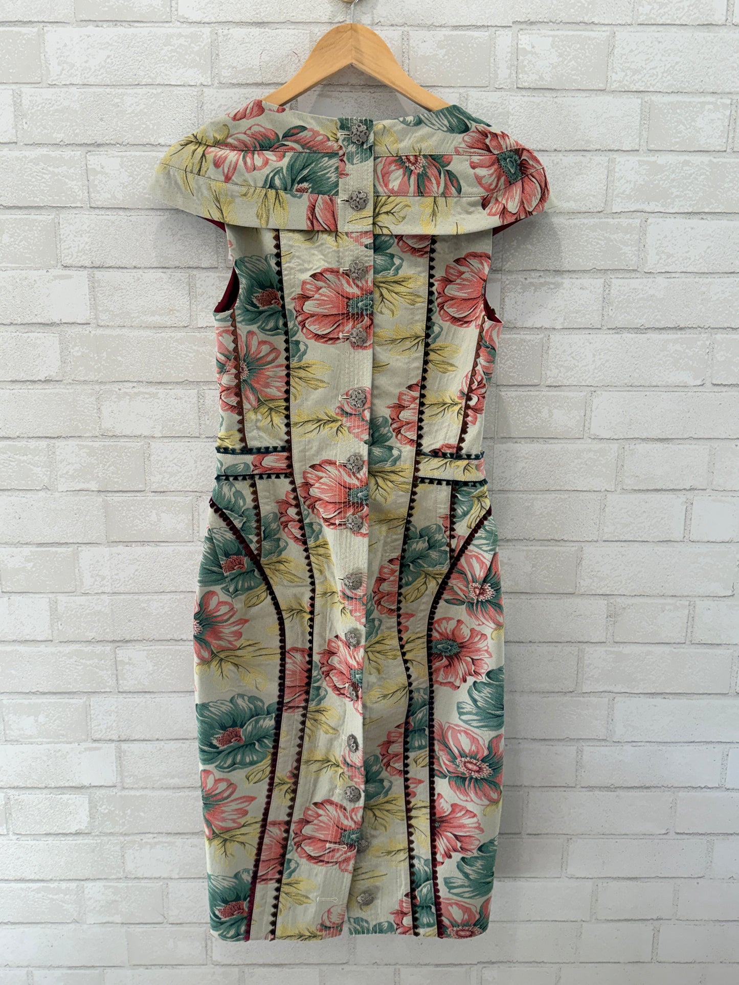BYRON LARS NWT Sleeveless Floral Mini Dress/S-EU36