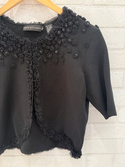 DANA BUCHMAN Ss Mini Cardigan/L-EU40