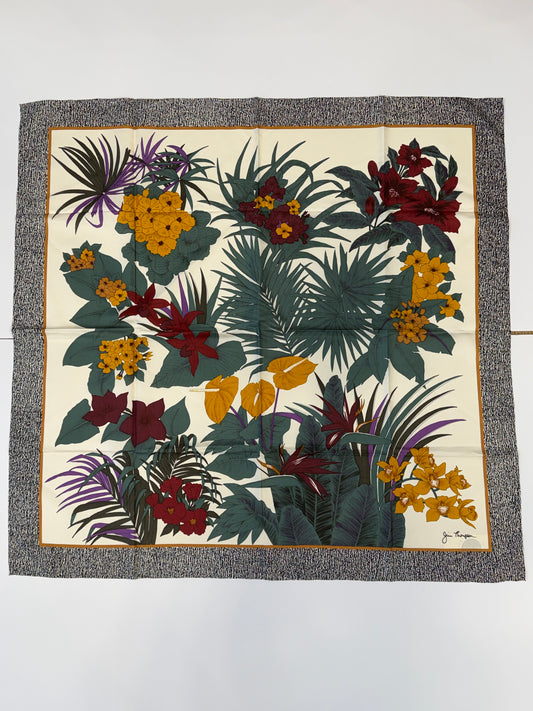 JIM THOMPSON Silk Flowers Print Scarf