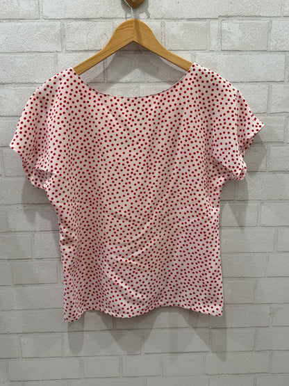 GUY LAROCHE Vintage Polka Dots Top / XS-EU34