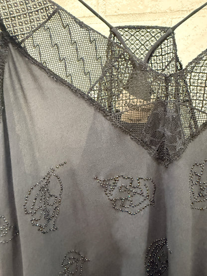 ZADIG & VOLTAIRE Sleeveless Shirt W Strass/M-EU38