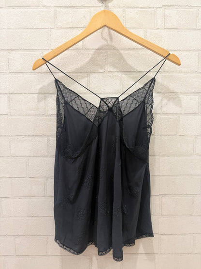 ZADIG & VOLTAIRE Sleeveless Shirt W Strass/M-EU38