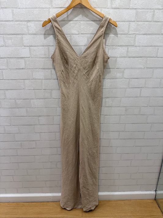 HARIS COTTON Linen Sleeveless Maxi Dress/S-EU36