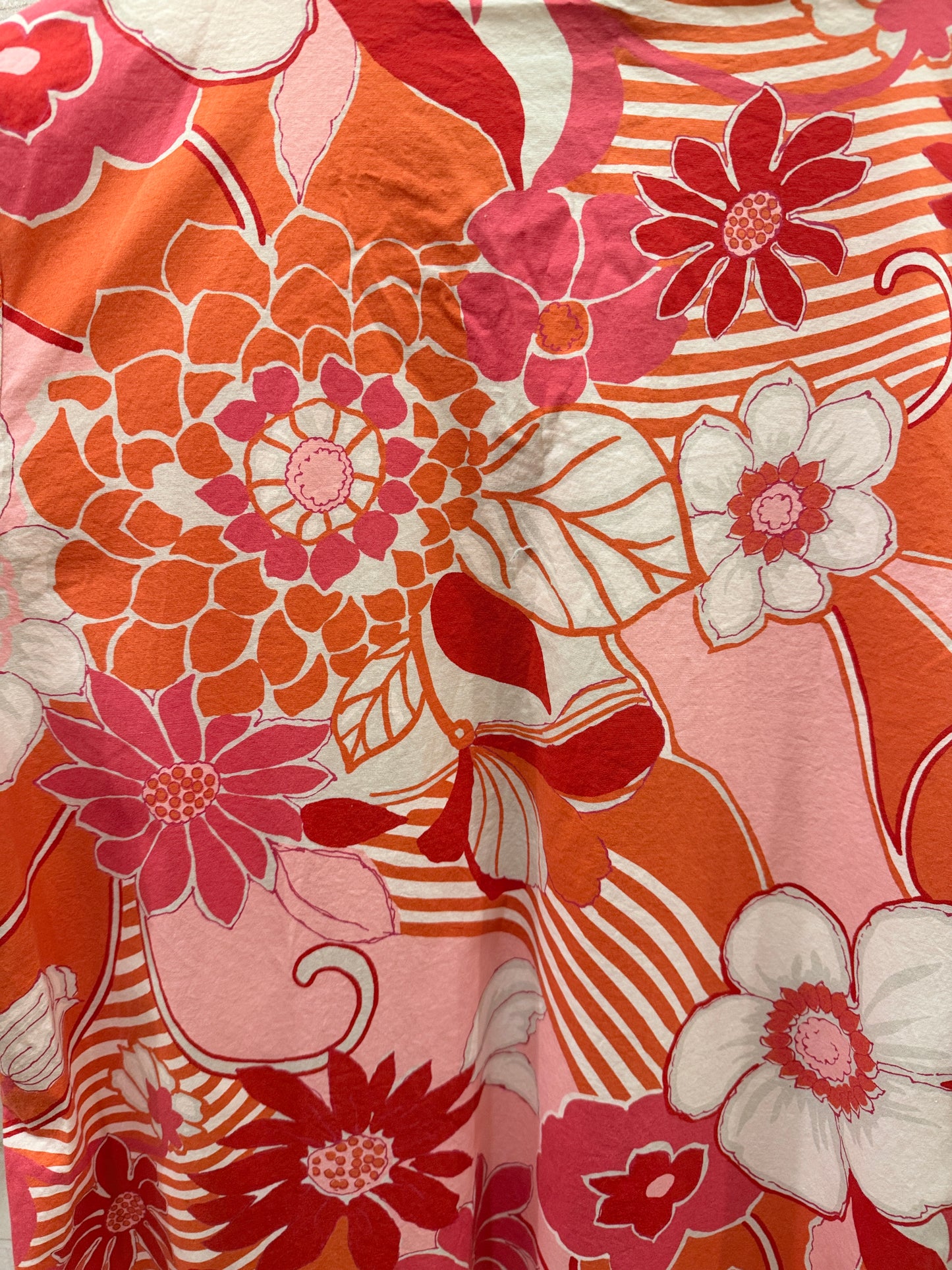 ANNIE SELKE Cotton LS Floral Cover Up/M-EU38