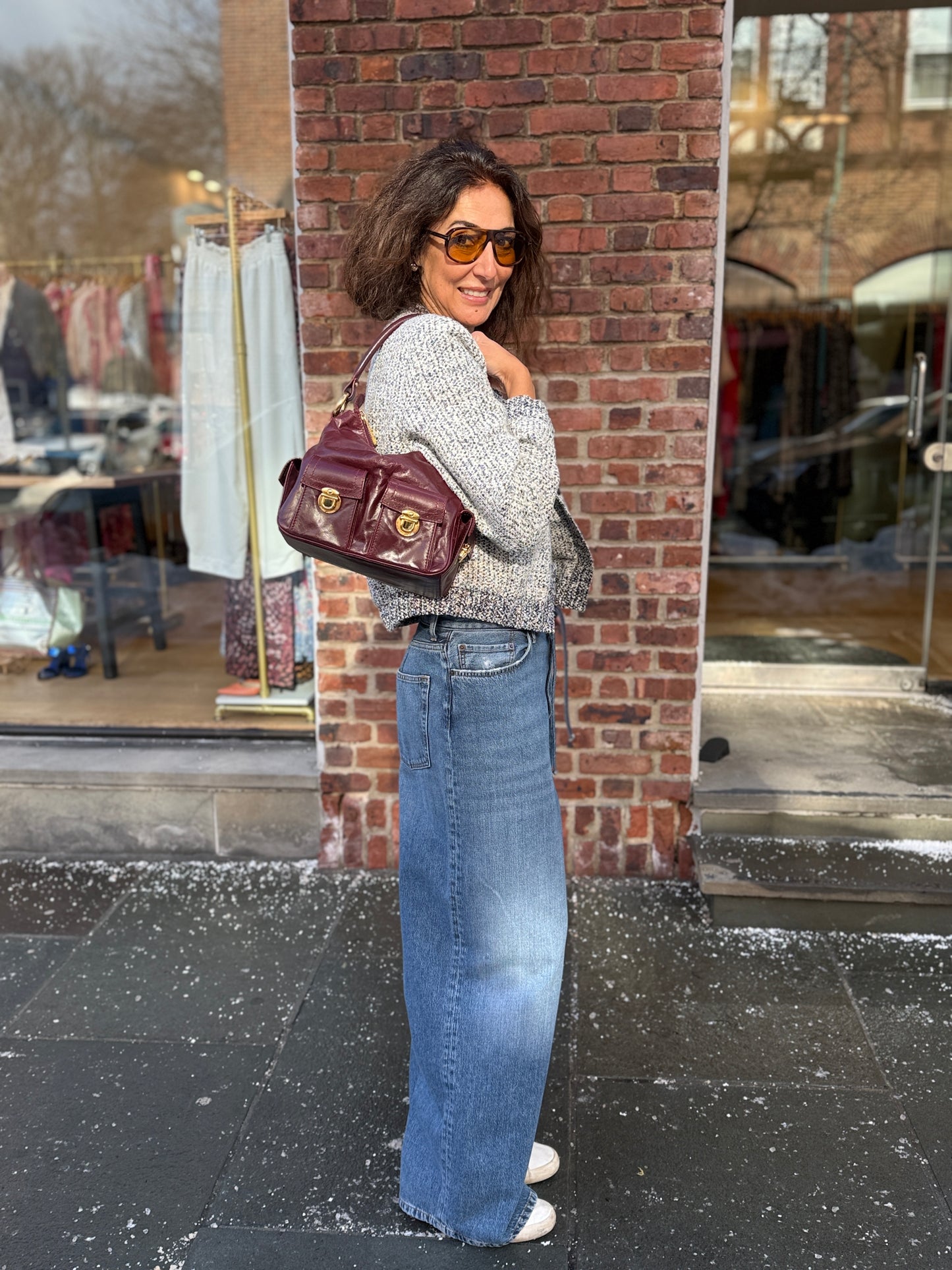 MARC JACOBS Leather Shoulder Bag