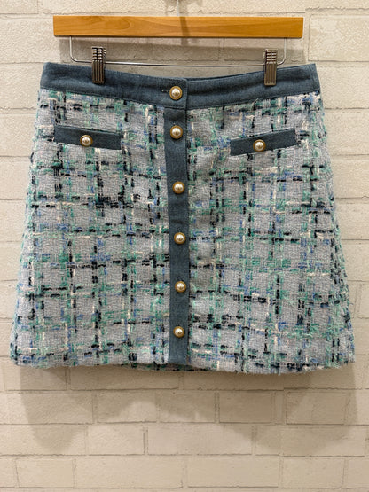 NANETTE by NANETTE LEPORE NWT Tweed  Mini Skirt/M