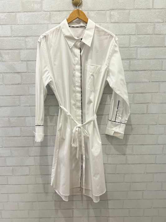 BURBERRY LS Belted Shirt Dress / M-US8