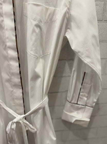 BURBERRY LS Belted Shirt Dress / M-US8
