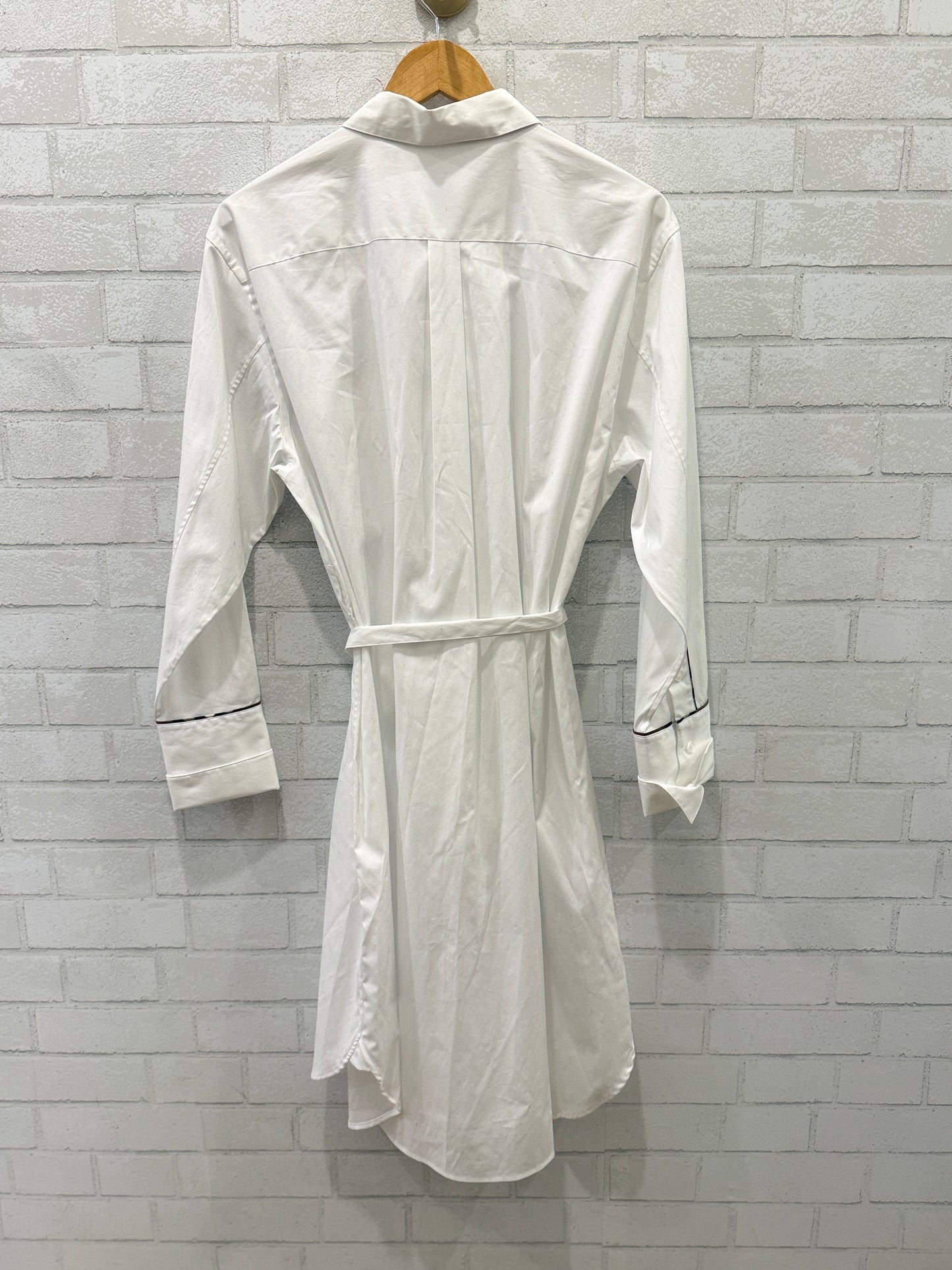 BURBERRY LS Belted Shirt Dress / M-US8