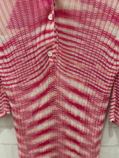 MISSONI Knit Ribbed Polo Shirt / XS-IT40