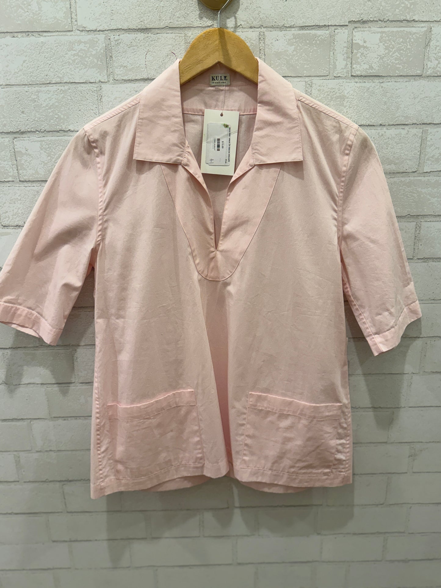 KULE NWT  VNeck 3/4 Sleeves Blouse/S