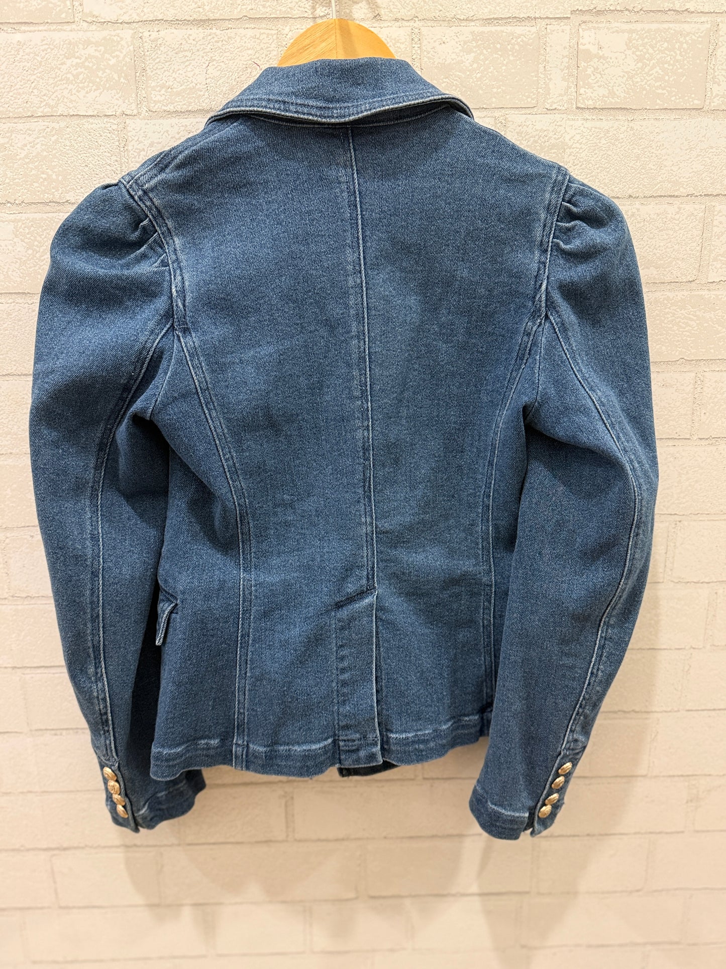 GENERATION LOVE Denim Jacket with Gold Buttons/XS