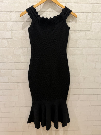 JONATHAN SIMKHAI Stretch Shoulder Sleeves Midi Dress/XS