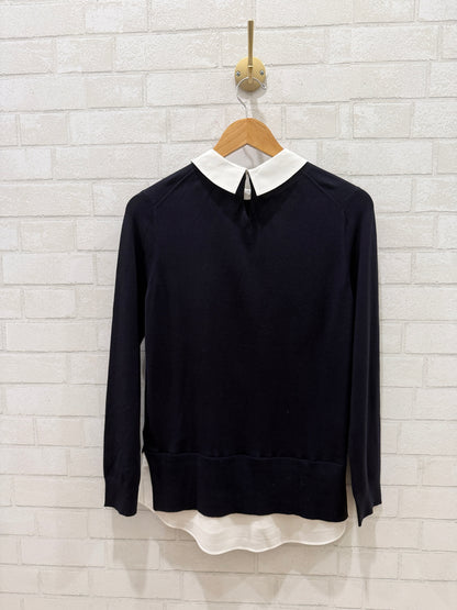 TED BAKER 1-in-one Embellished Collar Sweater / S-UK2