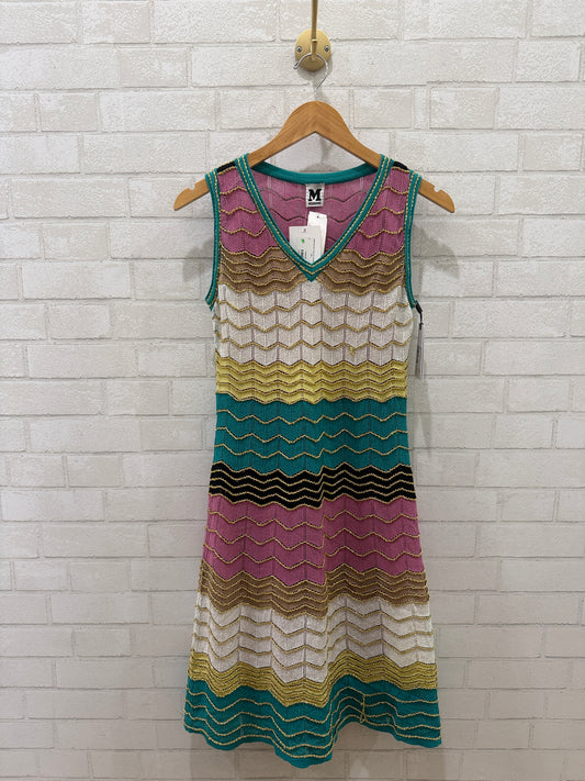 MISSONI NWT Chevron Knit Mini Dress / M-US8