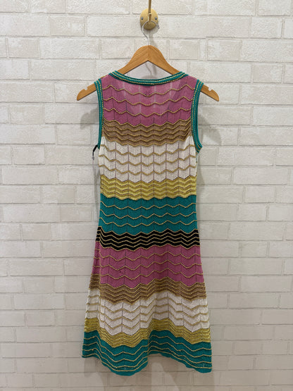 MISSONI NWT Chevron Knit Mini Dress / M-US8