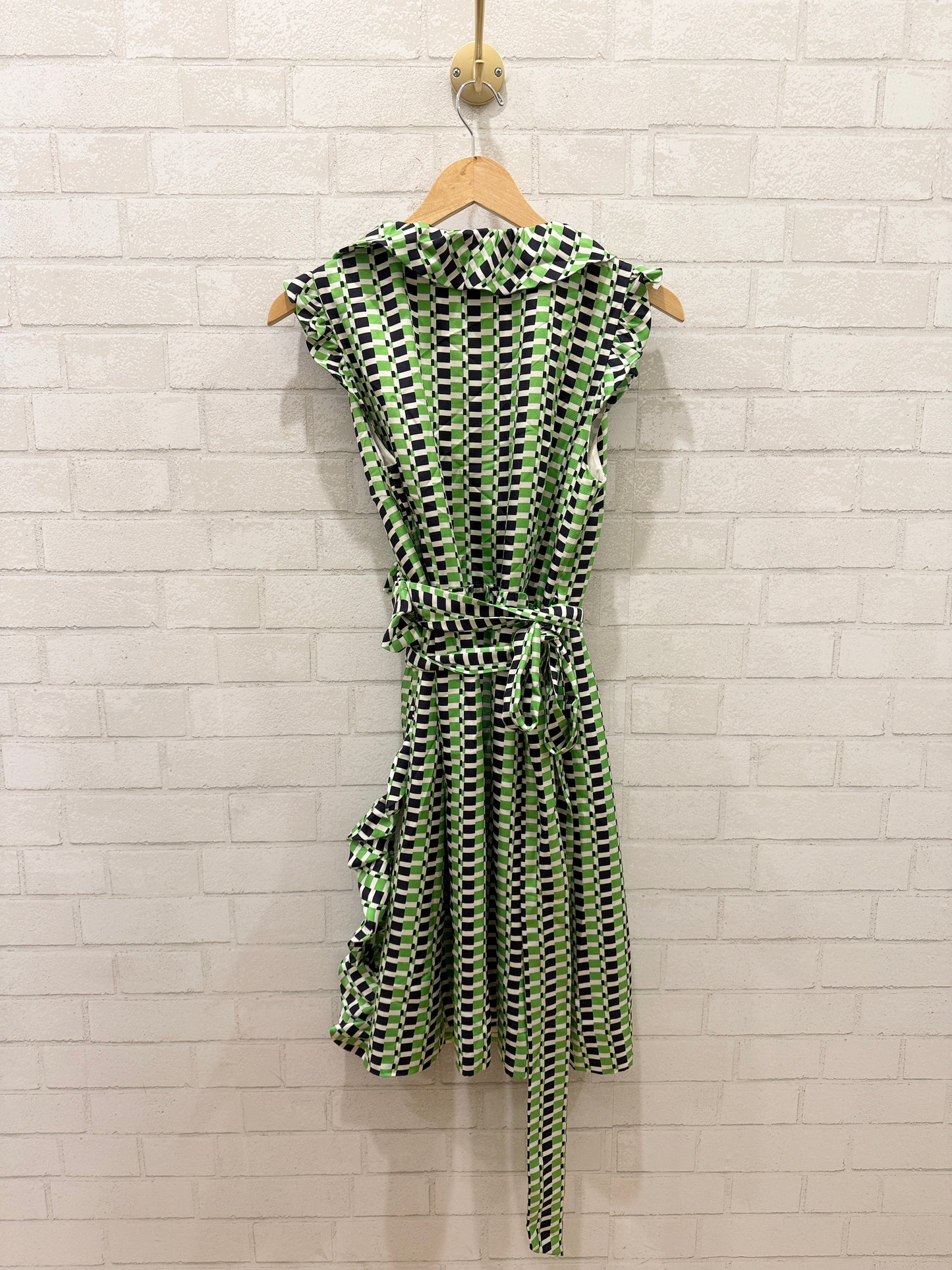 KATE SPADE Silk Knee-Length Wrap Dress / M-US10