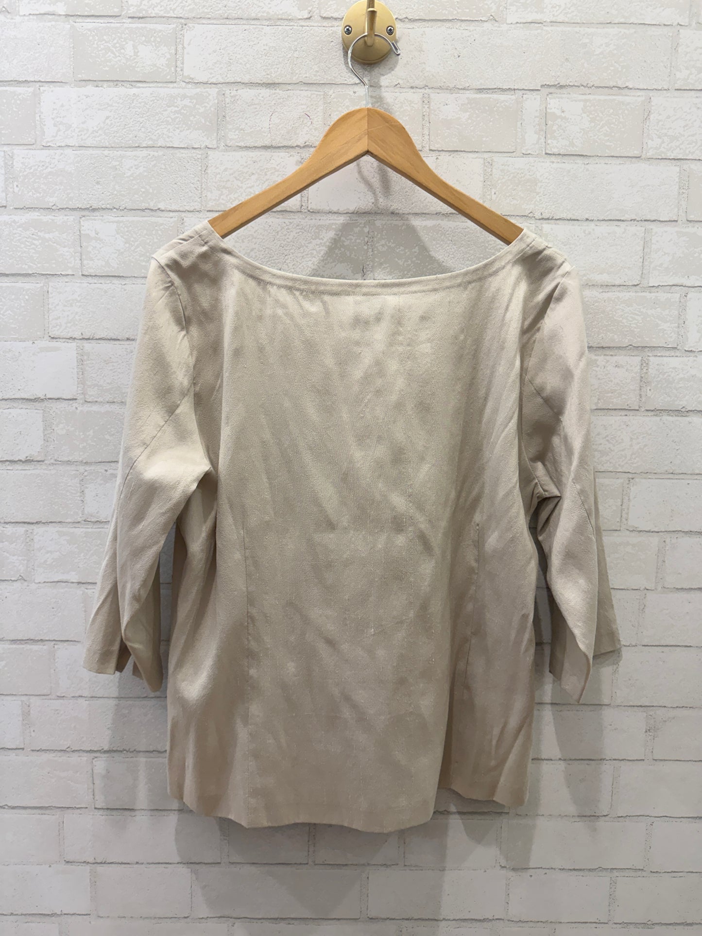 EILEEN FISHER NWT Silk 3/4 Sleeves Jacket / L