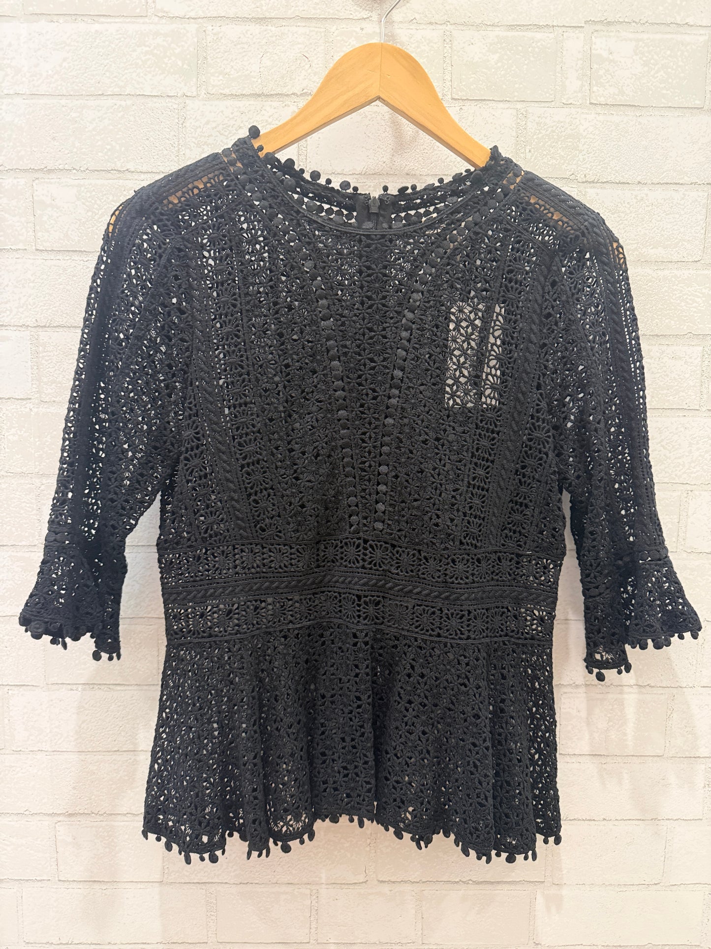 REBECCA TAYLOR Lace Blouse / S-US4