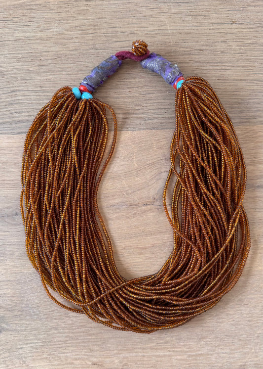 NO BRAND Multi-Strand Beaded Necklace