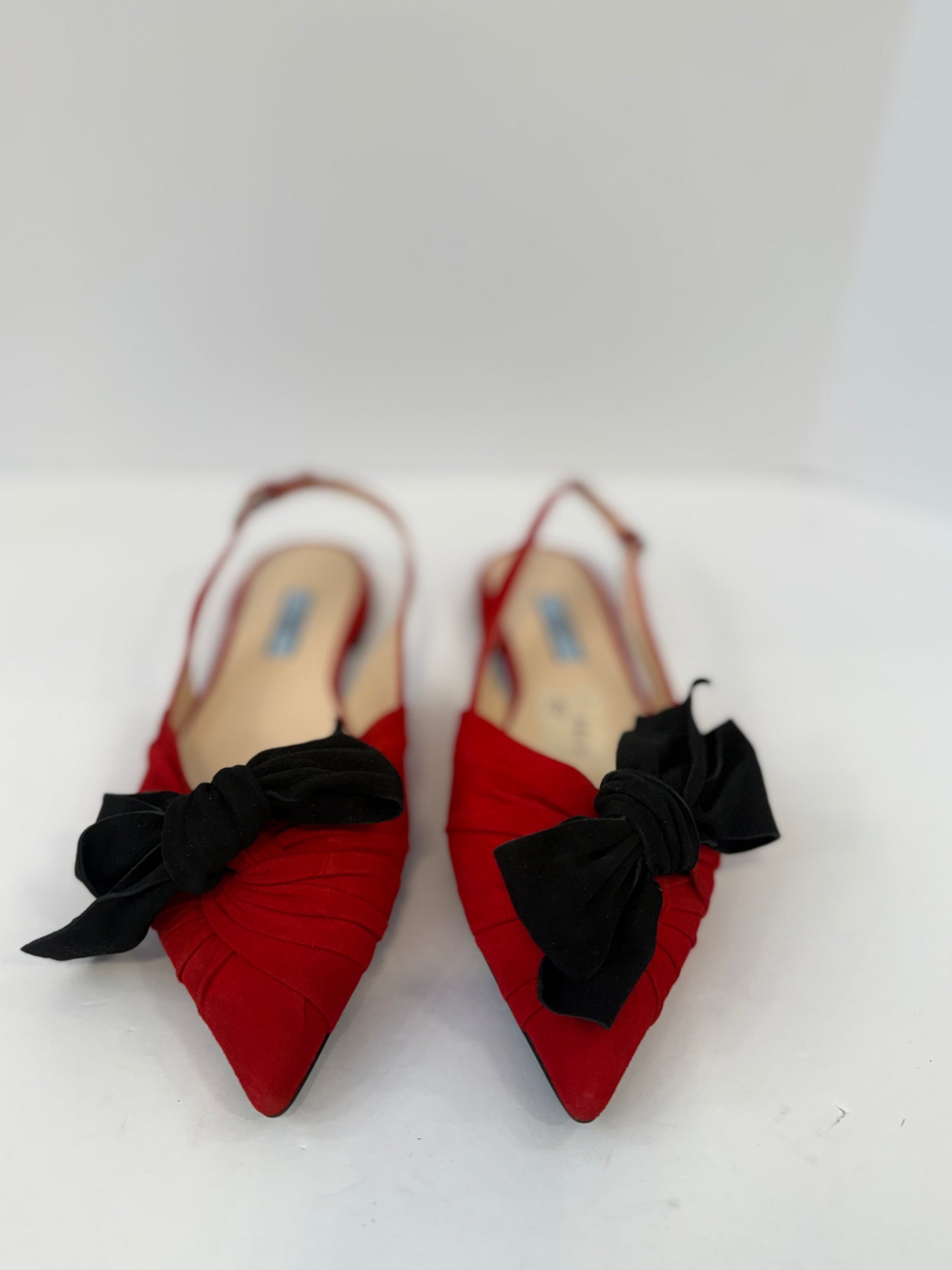 PRADA Pointed Shoes With Knot/ US:7.5 -EU: 37.5