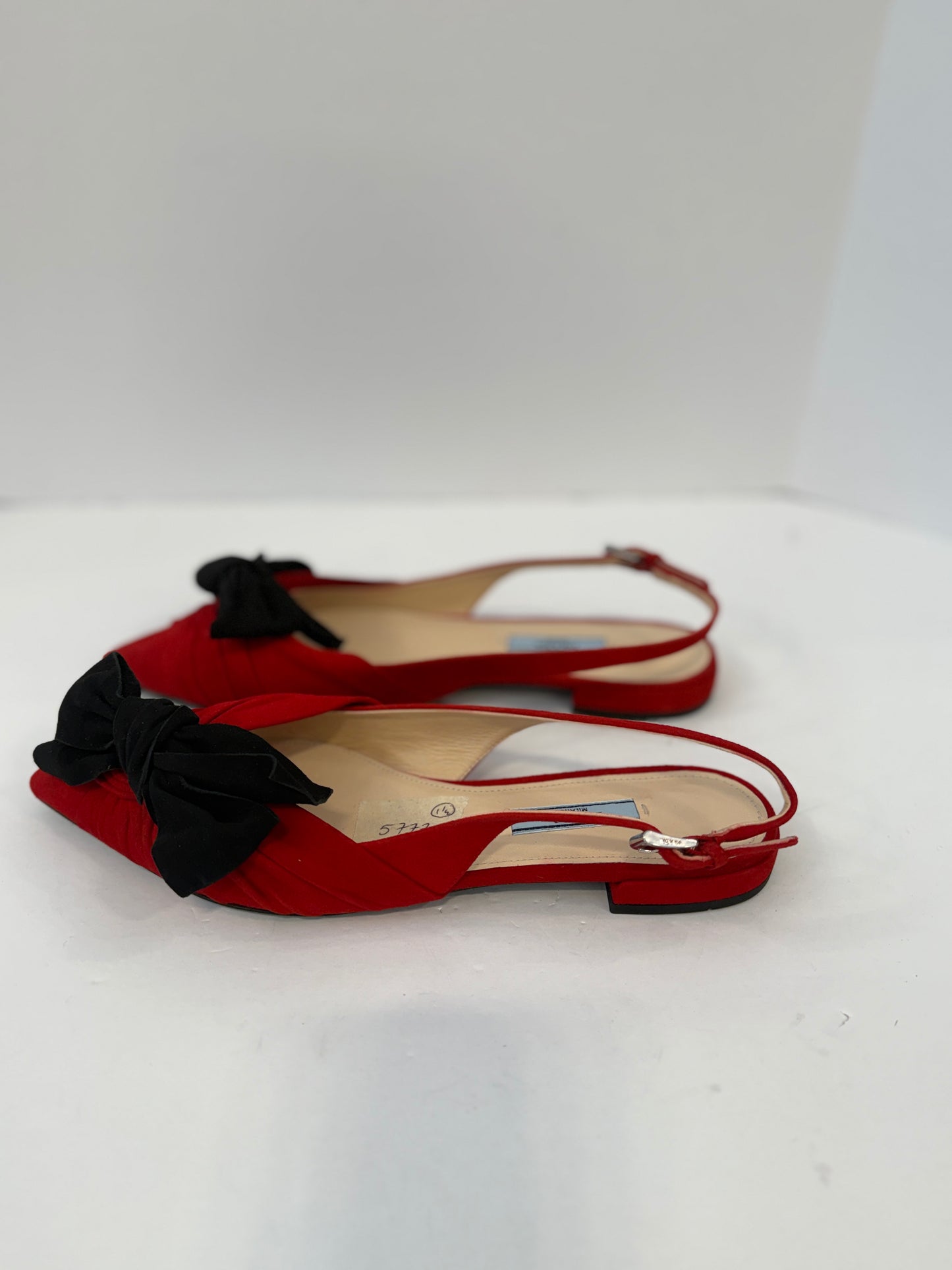 PRADA Pointed Shoes With Knot/ US:7.5 -EU: 37.5