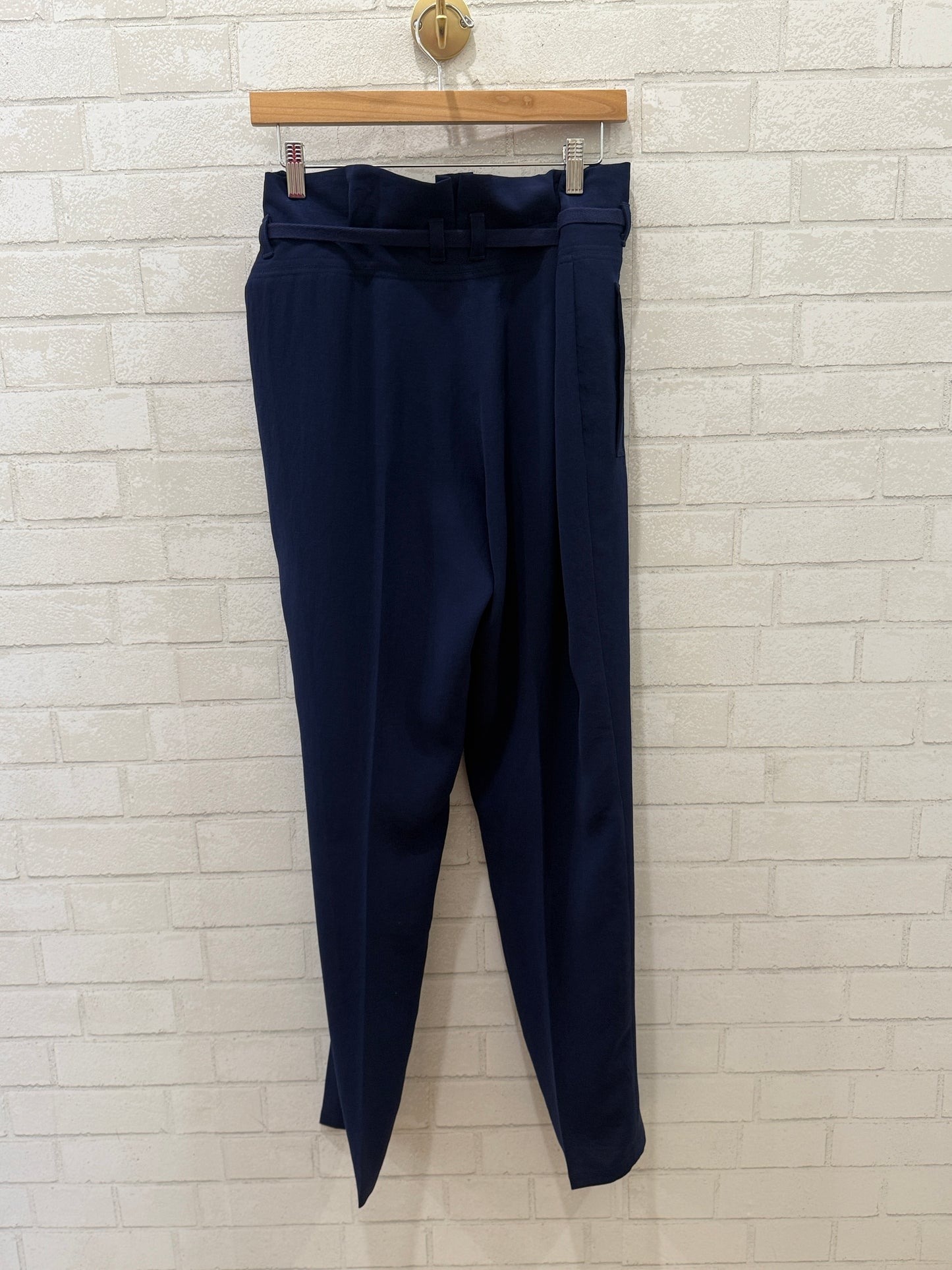 BURBERRY Mid Waist Paper Bag Pants / XL