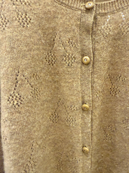 BONPOINT Thindra Cherry Cashmere Cardigan/14Y