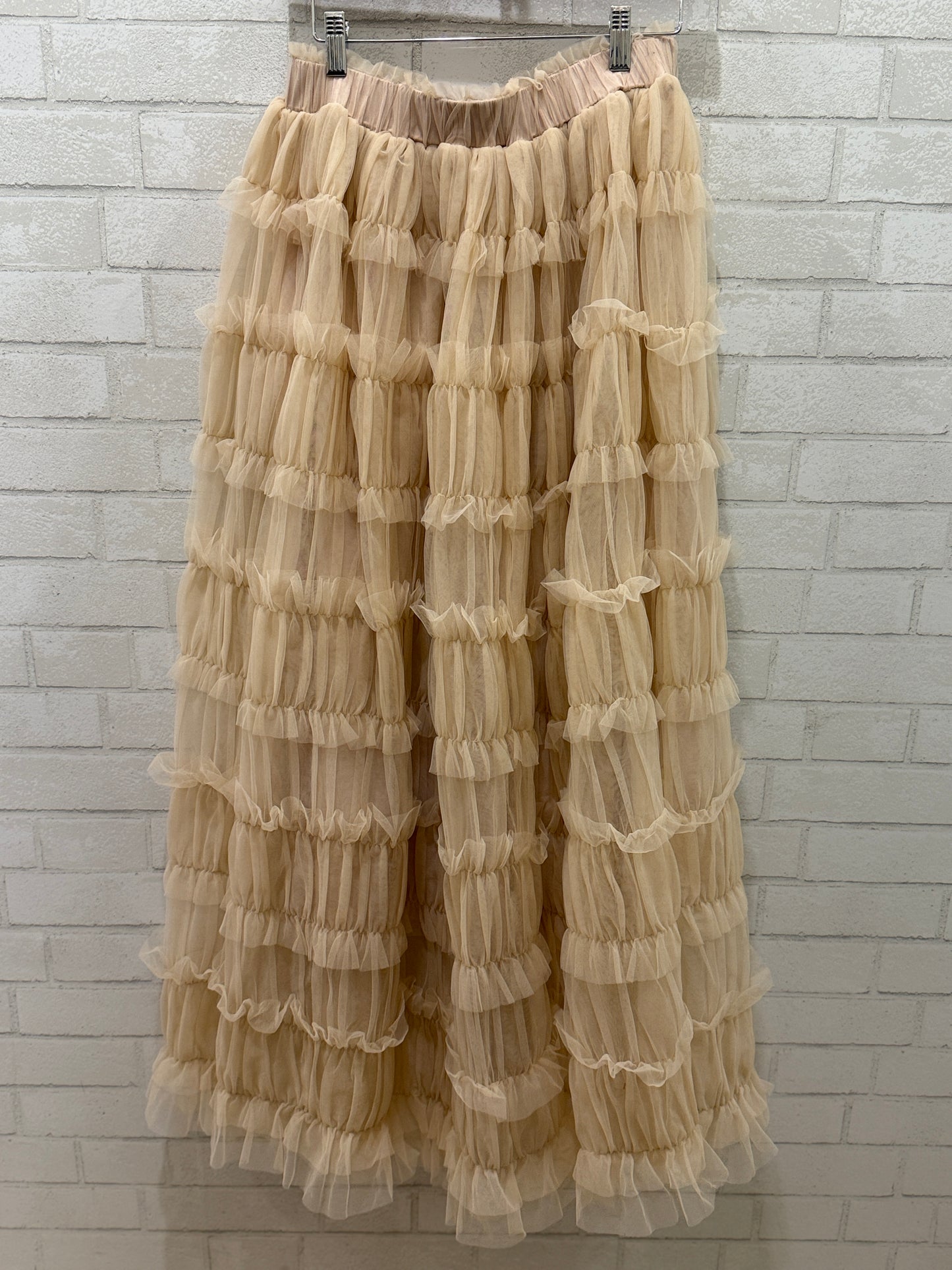 ANTHROPOLOGIE NWT Tulle Maxi Skirt/M-EU38