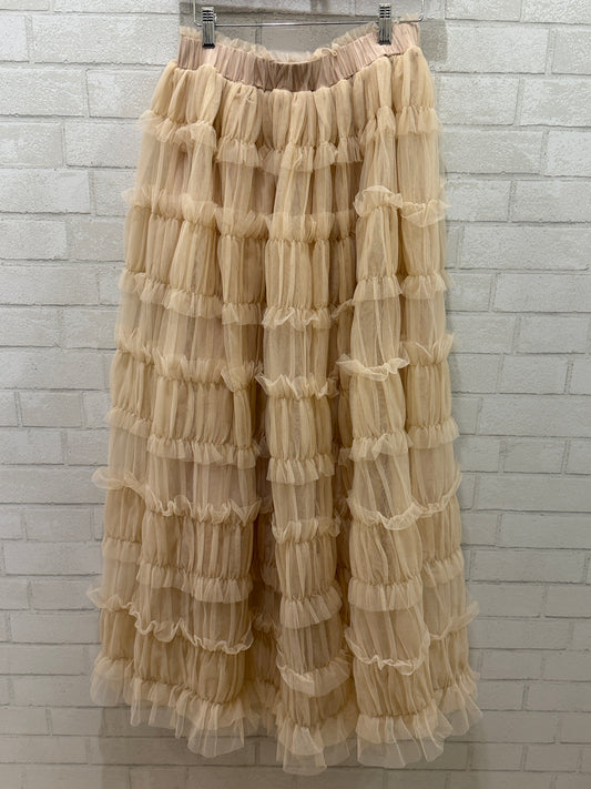 ANTHROPOLOGIE NWT Tulle Maxi Skirt/M-EU38