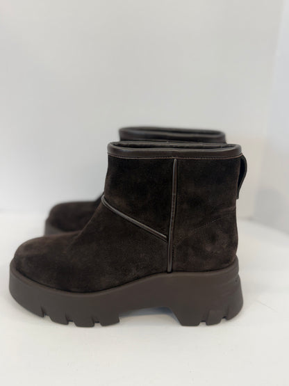 GIANVITO ROSSI Stormy Suede Ankle Boots / US8-EU39