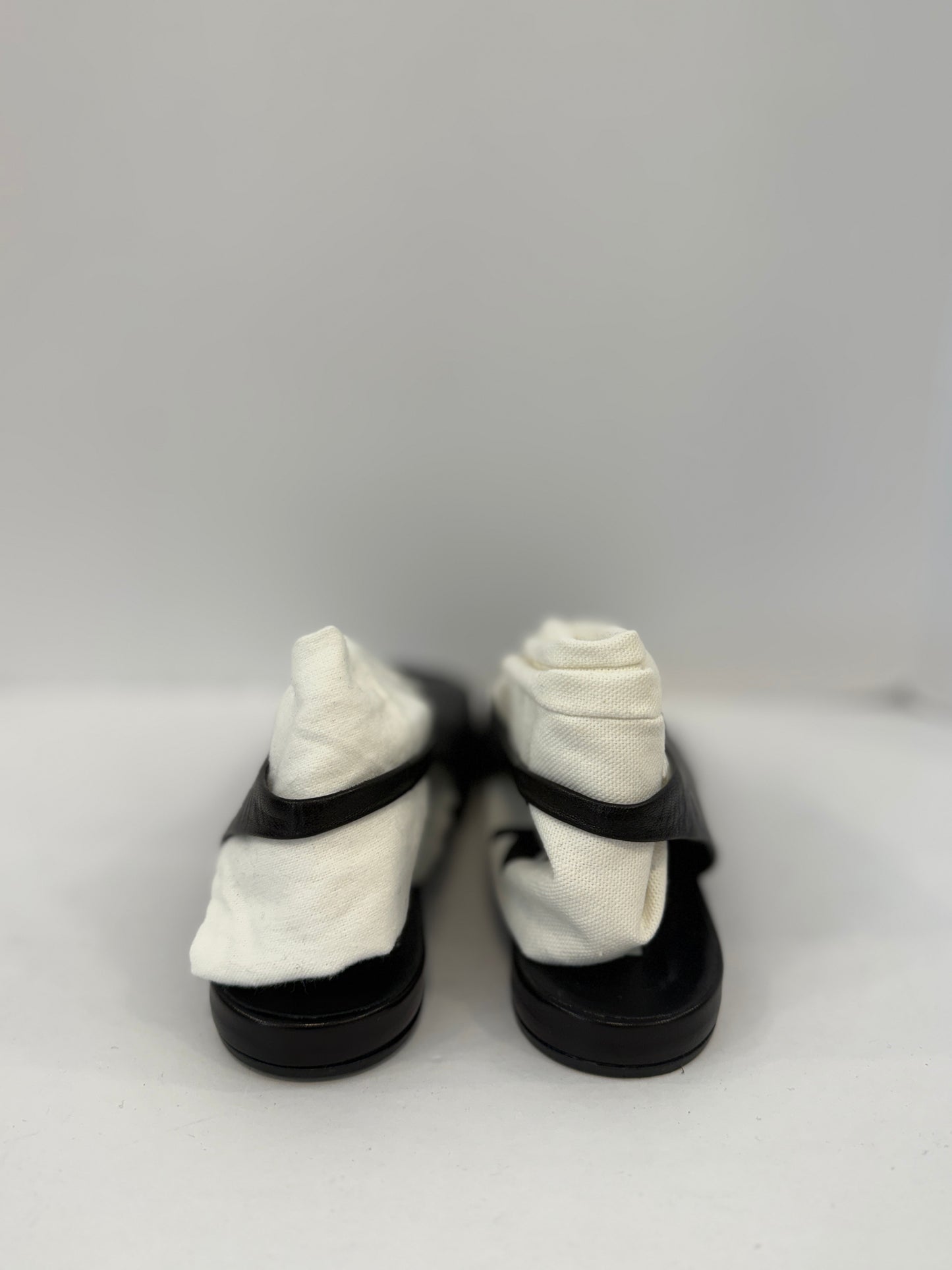 JIL SANDER Leather Flat Slingback Flat Pump / US8.5-EU39