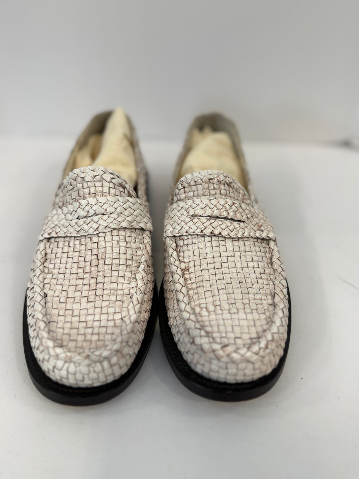 MARNI Woven Leather Loafers / US8-EU38.5