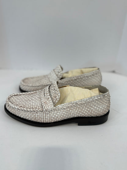 MARNI Woven Leather Loafers / US8-EU38.5