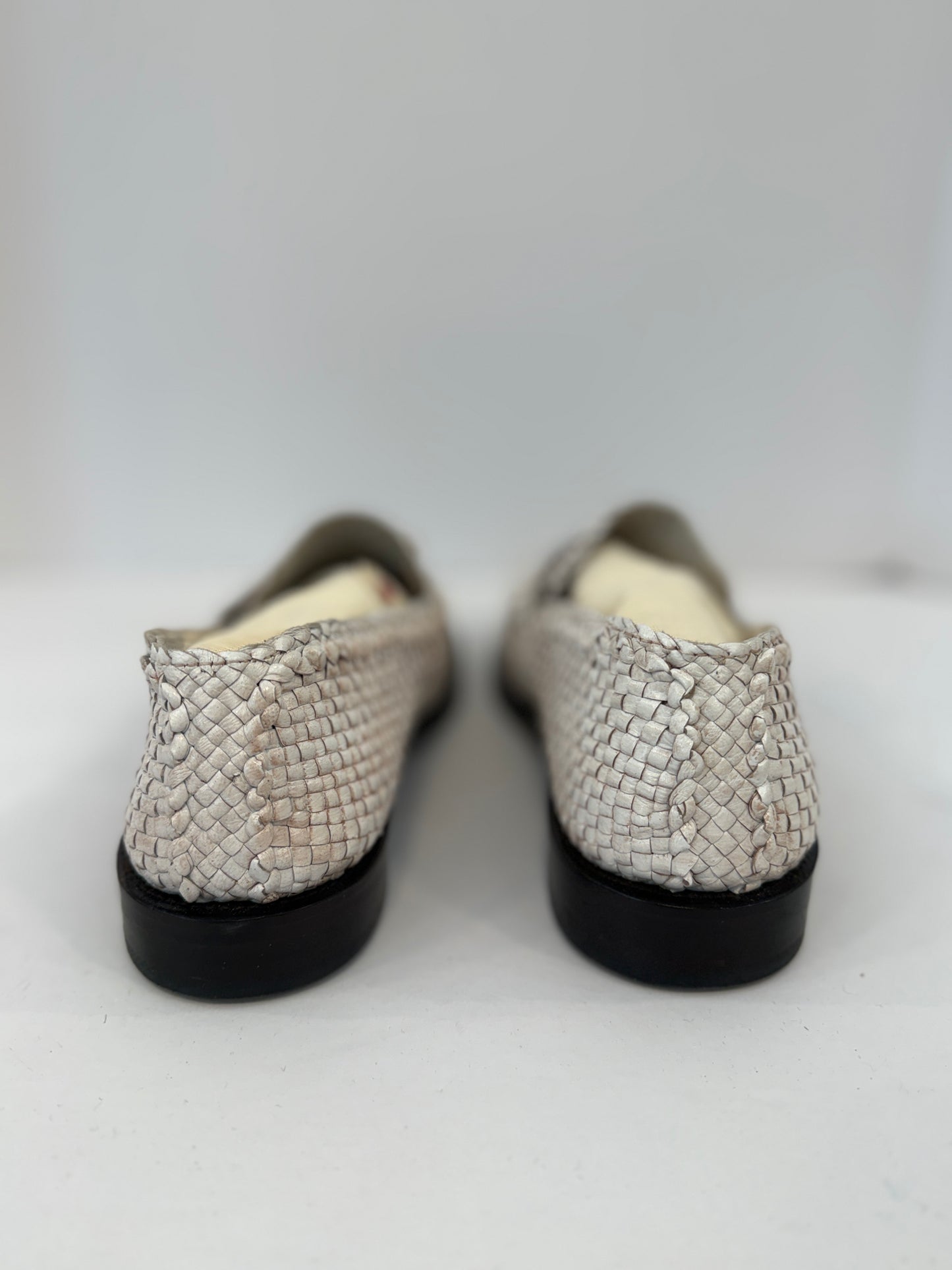 MARNI Woven Leather Loafers / US8-EU38.5