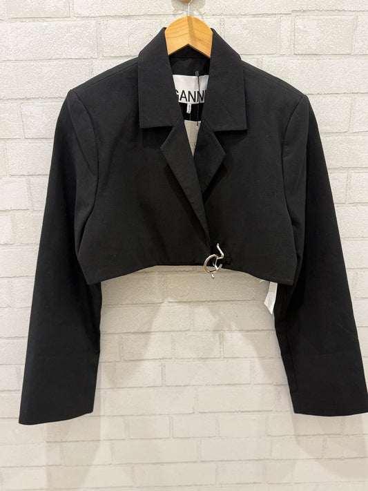 GANNI NWT Crop Blazer / L-EU42