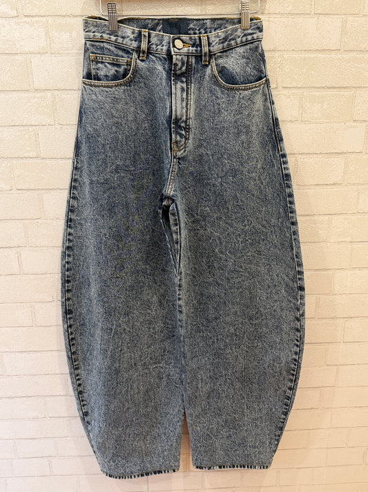 ALAIA  High Rise Barrel Jeans/S