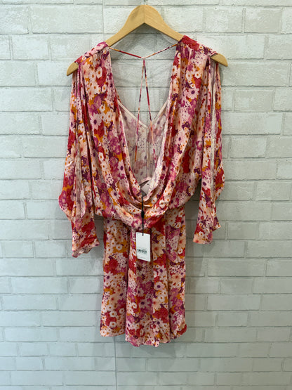 REISS NWT Annalisa SS Floral Print Mini Dress/M-US6
