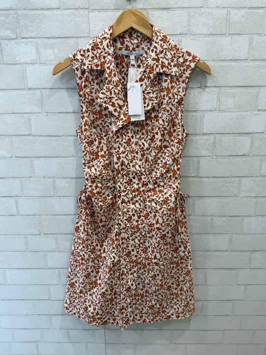 DEREK LAM 10 CROSSBY NWT Cotton Sleeveless Flower Print Mini Dress/ M-US6