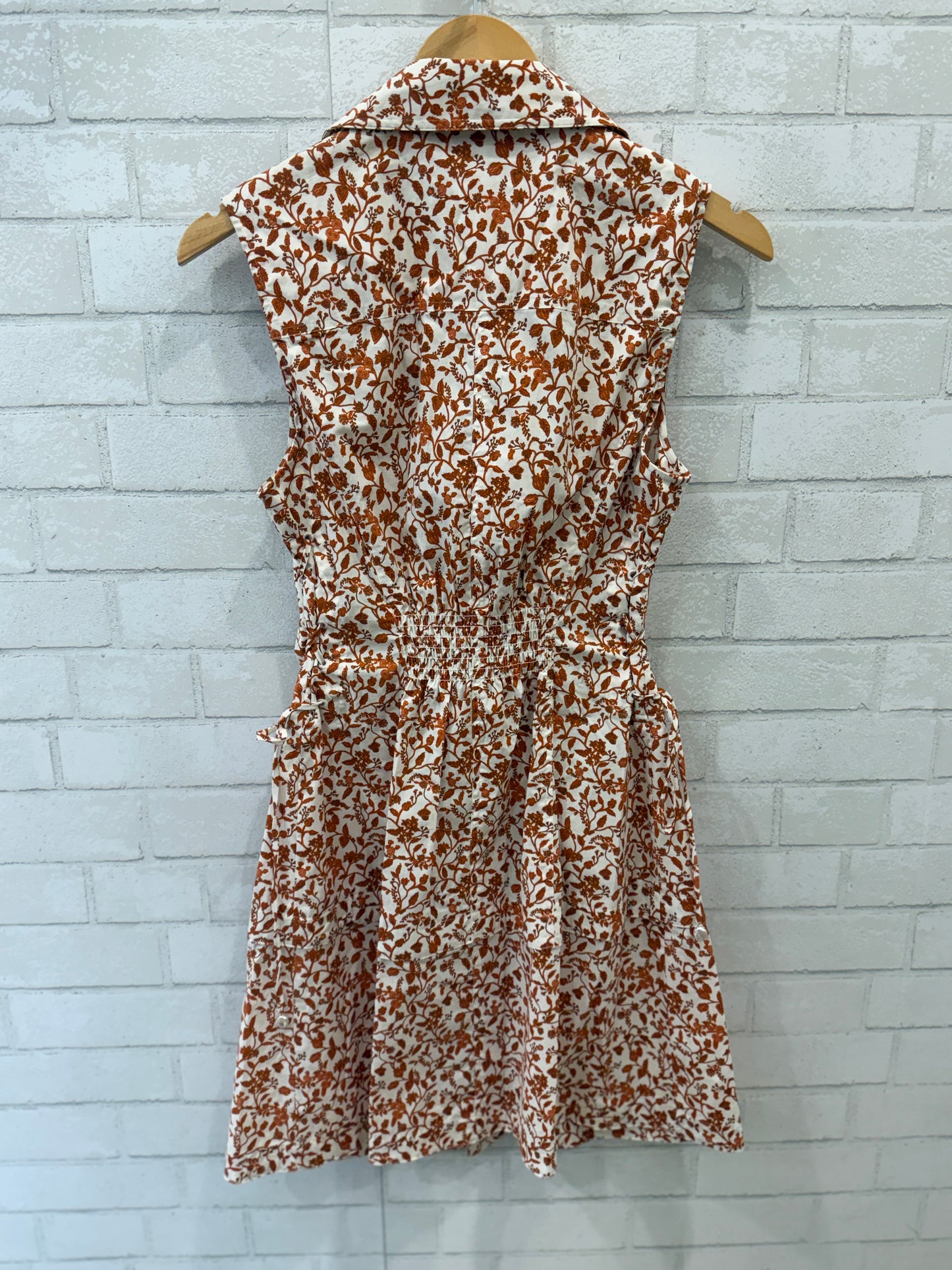DEREK LAM 10 CROSSBY NWT Cotton Sleeveless Flower Print Mini Dress/ M-US6