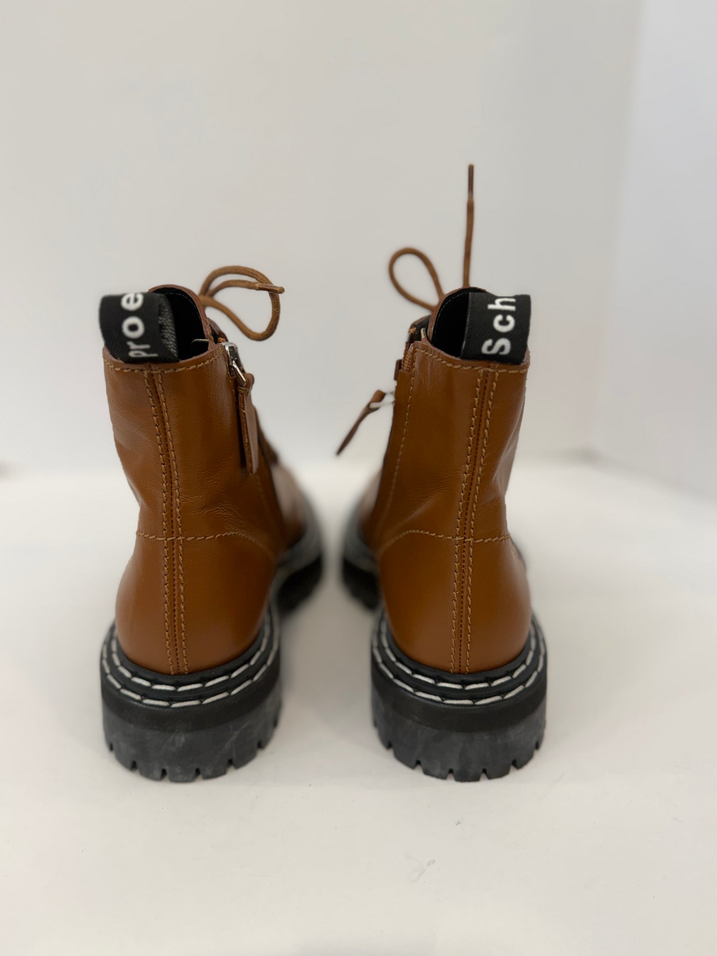 PROENZA  SHOULER  NWT  Lug Sole Combat Boots/ EU36.5- US6.5