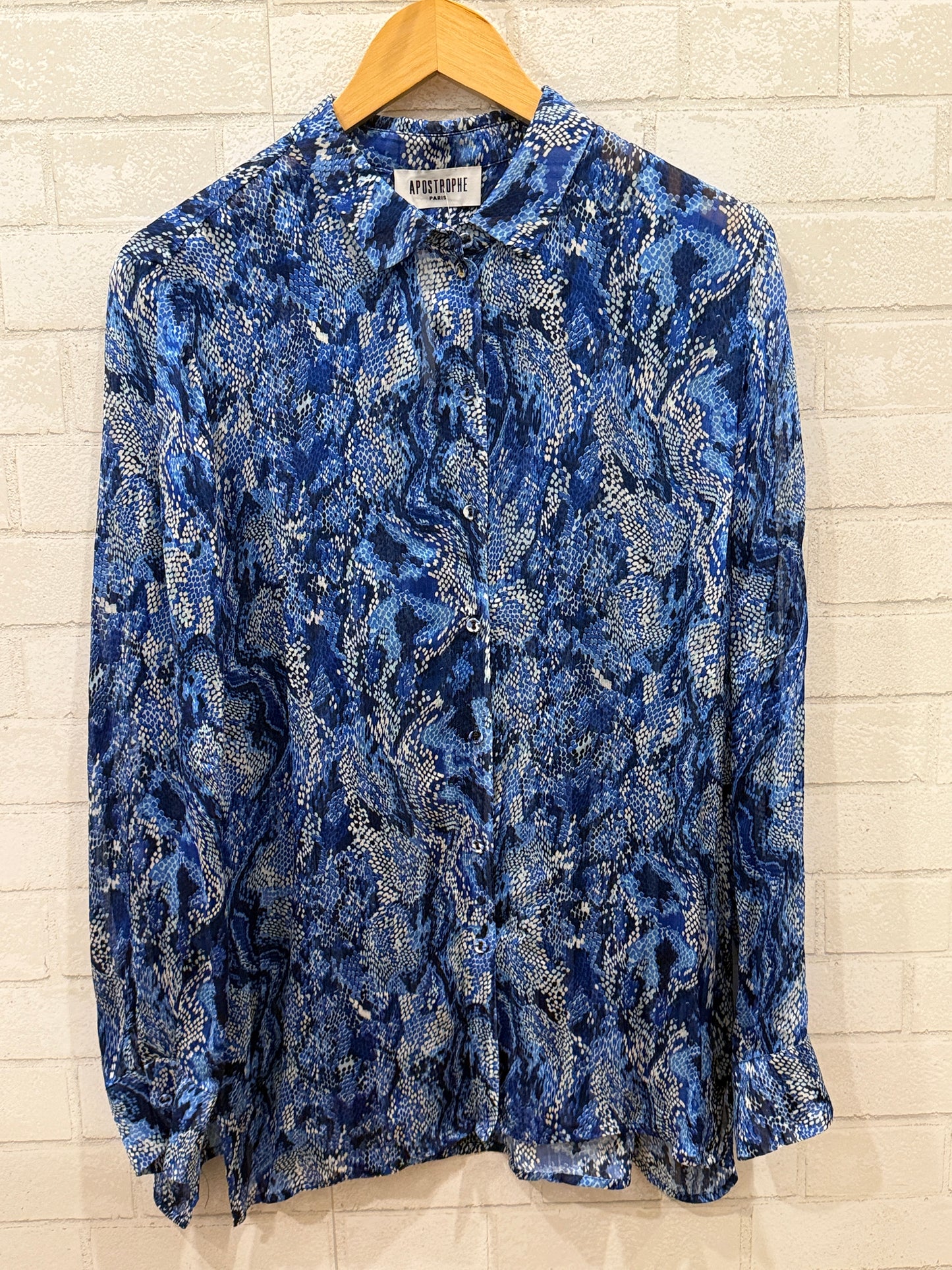 APOSTROPHE LS Print  Shirt/L
