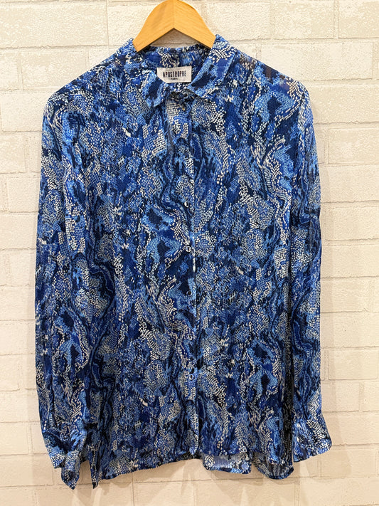 APOSTROPHE LS Print  Shirt/L
