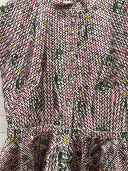MARY KATRANTZOU NWT  Drive Maxi Dress Grid Lace/XL-US14