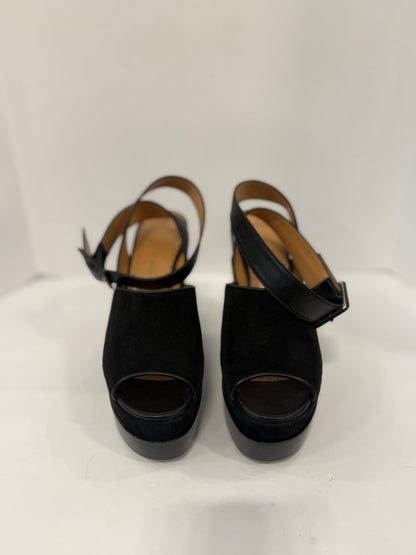 ALEXA WAGNER NWT Suede Platform Open Toe Sandals/ US8.5-EU39