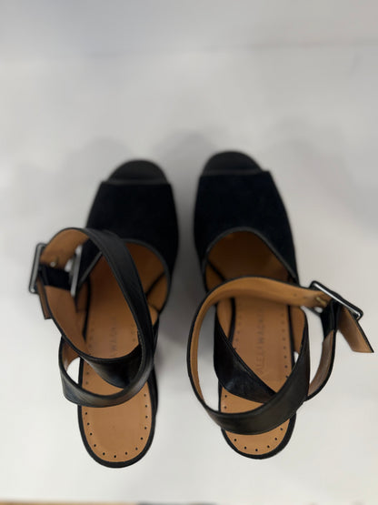 ALEXA WAGNER NWT Suede Platform Open Toe Sandals/ US8.5-EU39
